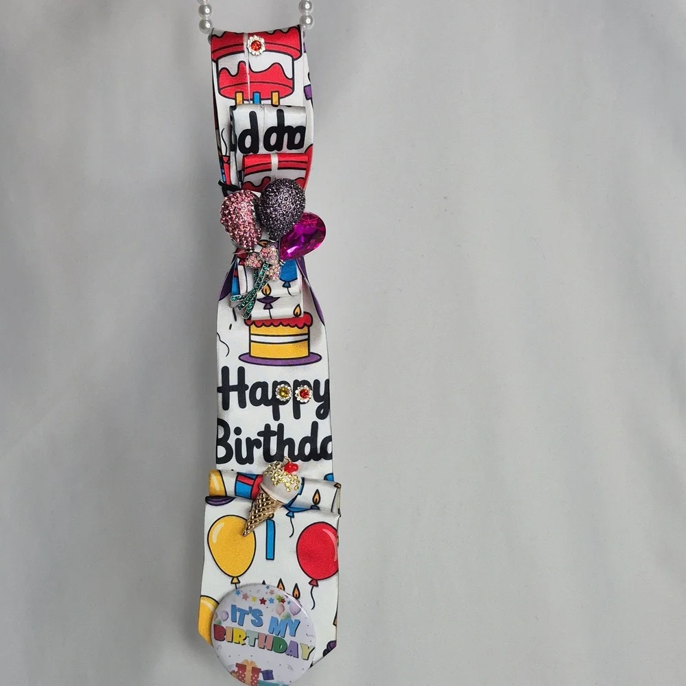 Handcrafted Luxury Fashion Necktie Necklace (Birthday 🎂 Bash)